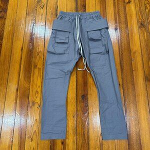 MNML Cargo Pants Rick Owens Creatch Style Gray Men's Size Medium